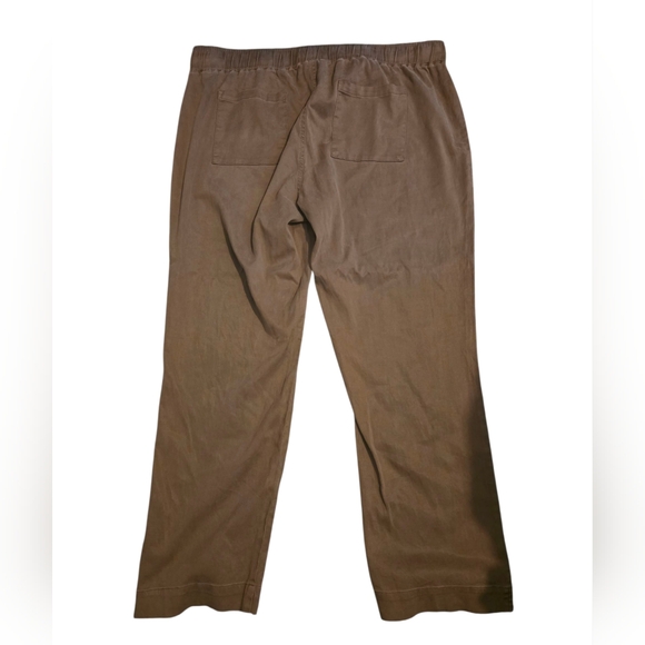 Buffalo David Bitton Women's Soft Tencel Pull-On Pant Royal Brown NWT Size XL - Picture 3 of 6